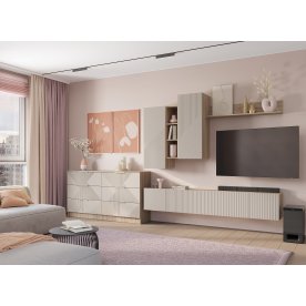 Модульная гостиная Эмилия комплектация 2