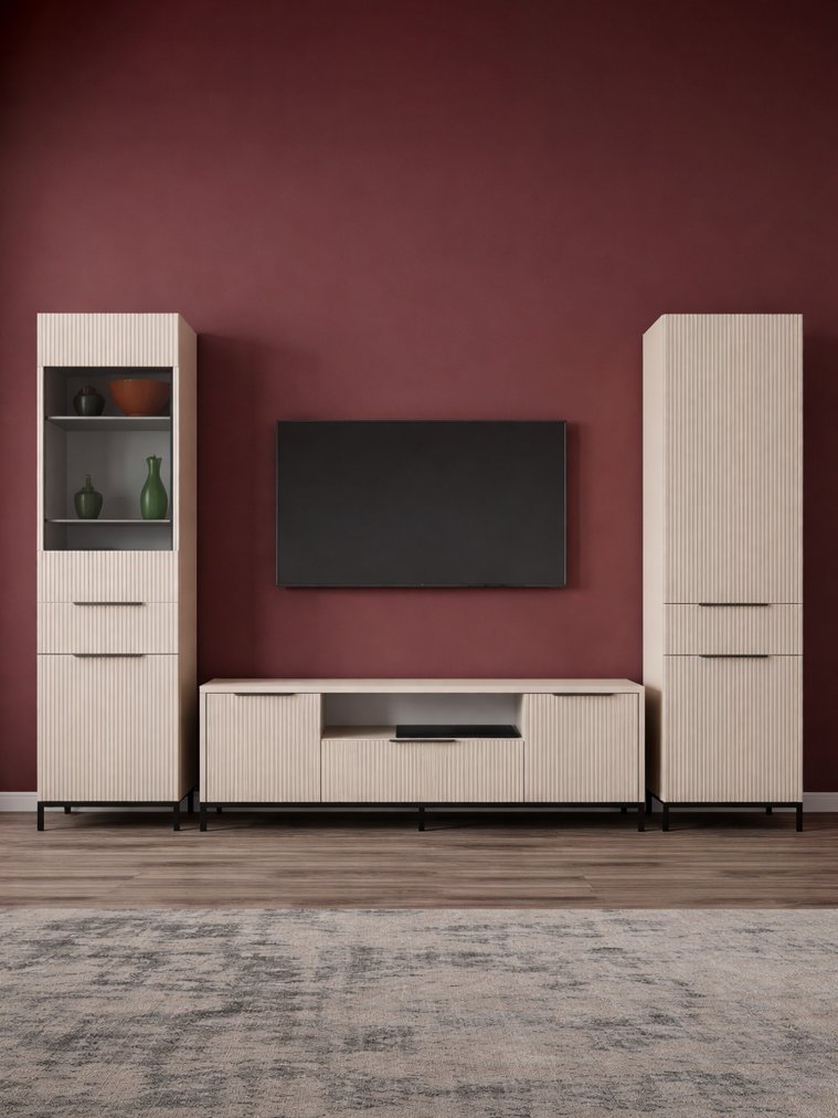 Модульная гостиная Иадама кашемир / кашемир комплектация 6