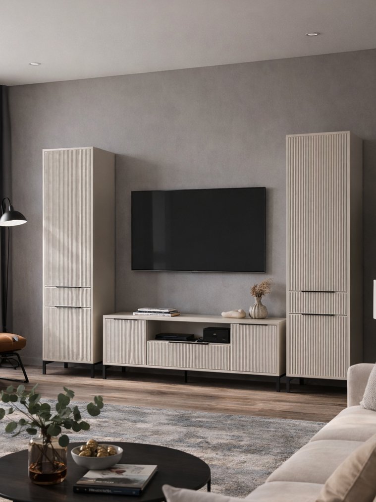 Модульная гостиная Иадама кашемир / кашемир комплектация 9