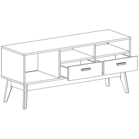 Модульная гостиная Калгари комплектация 1