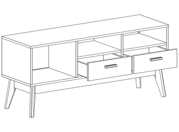 Модульная гостиная Калгари комплектация 1