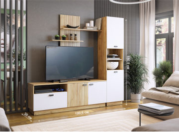 Модульная гостиная Моди К1 комплектация 1