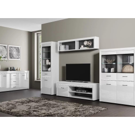 Модульная гостиная WhiteBlack комплектация 1