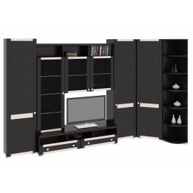 Стенка для гостиной Фиджи (комплектация 37) венге цаво