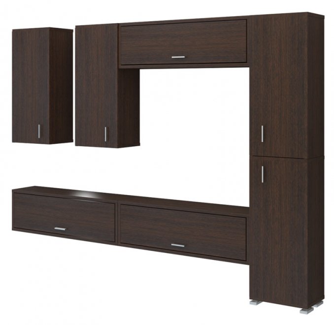 Стенка Норанта 5 В Домино венге