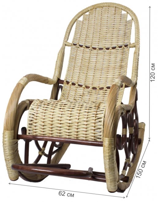 Кресло-качалка Калитва орех