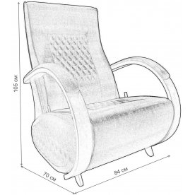 Кресло-качалка Мельбурн