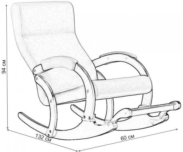 Кресло-качалка Марсель amigo navy