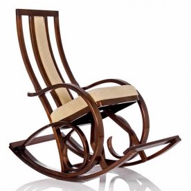 Кресло-качалка темно-коричневый