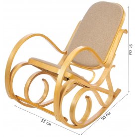 Кресло-качалка mod. AX3002-2