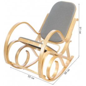 Кресло-качалка mod. AX3002-2