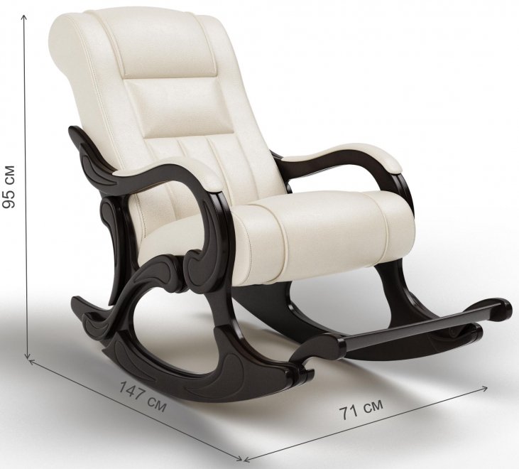 Кресло-качалка Родос крем