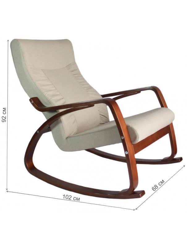 Кресло-качалка Женева песок