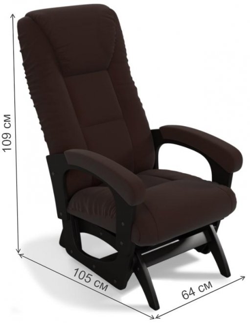 Кресло Леон шоколад