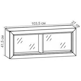 Шкаф навесной Коен SFW1W 103