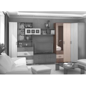 Шкаф двухдверный Рошель ШК-802 с ящиками