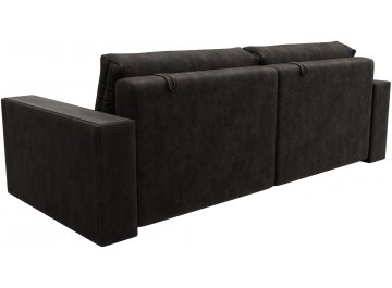 Диван-кровать Амиран велюр brut 17 коричневый