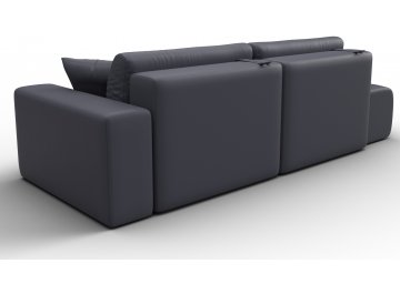 Диван-кровать Форум-036 НПБ Модерн подлокотник справа экокожа grifon 15 серая