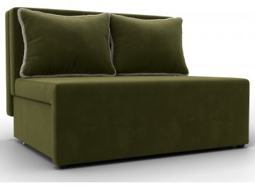 Диван Лагуна зеленый / бежевый микровельвет