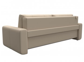 Диван-кровать Лига-031 бежевая экокожа