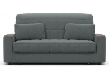 Диван-кровать Moon Family №018 140х200 ППУ серый велюр 74-4 /дуб галиано