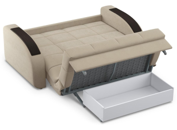 Диван-кровать Moon Family 109 Н30 Lux v1+(2)65 н 004777 140 велюр бежевый 74-70