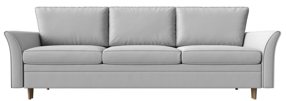 Диван Цезара еврокнижка экокожа белый