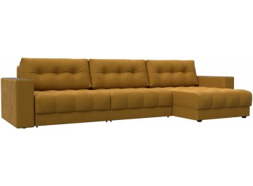 Диван угловой Амиран brut 10 желтый