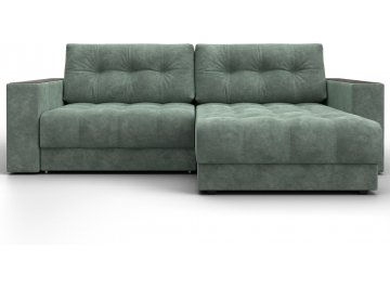 Диван-кровать Амиран велюр brut 08 зеленый