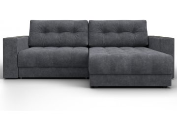 Диван-кровать Амиран велюр brut 16 темно-серый