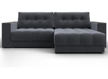 Диван-кровать Амиран велюр seven 17 серый