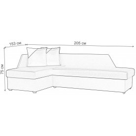 Диван Андора левый