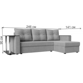 Диван угловой Атланта правый