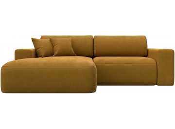 Диван-кровать Форум-036 НПБ Классик левый велюр brut 10 желтый