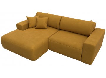 Диван-кровать Форум-036 НПБ Классик левый велюр brut 10 желтый