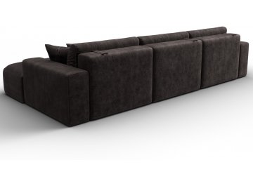 Диван-кровать Форум-036 НПБ Классик Лонг правый велюр brut 17 коричневый