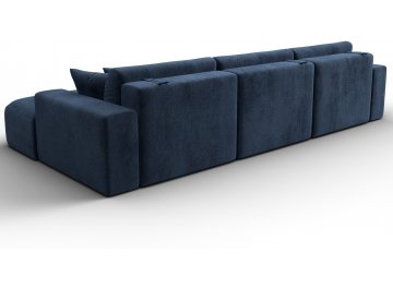 Диван-кровать Форум-036 НПБ Классик Лонг правый велюр tower 13 синий