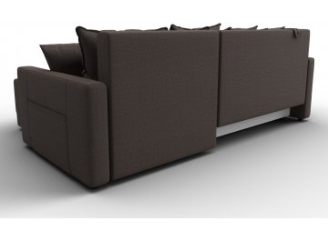 Диван-кровать Комо универсальный рогожка амур 05 коричневая