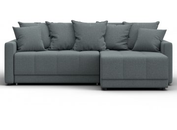 Диван-кровать Комо универсальный рогожка амур 07 серая