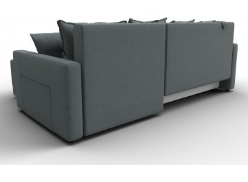 Диван-кровать Комо универсальный рогожка амур 07 серая