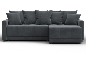 Диван-кровать Комо универсальный велюр laim 23 светло-серый