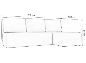Диван угловой Поло правый