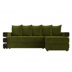 Диван угловой Венеция правый микровельвет