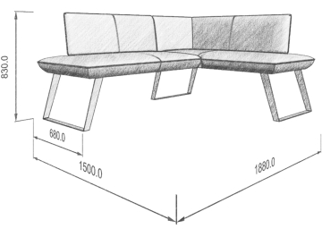 Диван Cosmo 178-140 R правый
