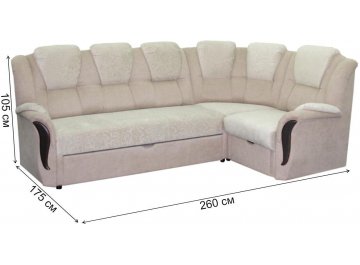 Угловой диван Маэстро 2 вариант 2 бежевый