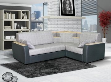 Угловой диван Вояж вариант 2 серый