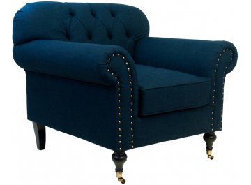 Классическое кресло Kavita Dark Blue