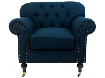 Классическое кресло Kavita Dark Blue