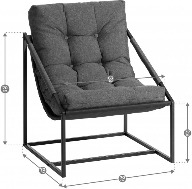 Кресло Charli/Чарли светло-коричневый