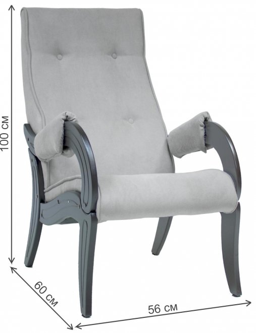 Кресло Модель 701 венге / verona light grey